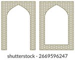 Geometric Archway Frames in Ornate Style