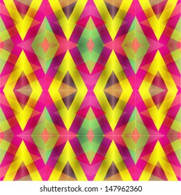 geometric argyle background with shiny stylish shape