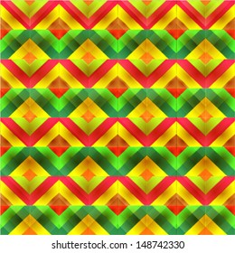 geometric argyle background with shiny stylish shape