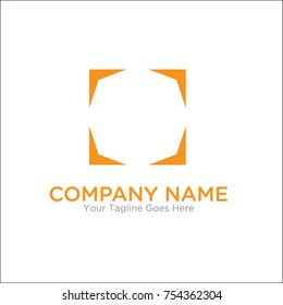 geometric arrow logo design
