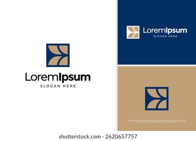 Plantilla de diseño de Vector de logotipo de flecha geométrica