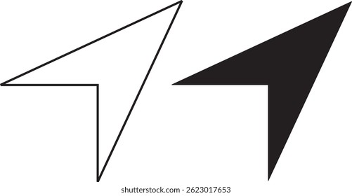 Geometric arrow shapes, red and white design, minimalist logo, sharp angles, abstract composition, 2D illustration, clean lines, vector graphic style, modernist aesthetic	
