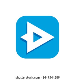 Geometric Arrow Space Business Company Vector Logo Design