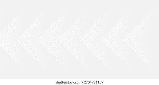 Setas geométricas Linhas de padrão branco Design Gráfico Fundo, este layout monocromático simples chevron adiciona elegância moderna a projetos digitais