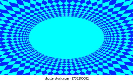 geometric art abstract blue for background, art line light blue spiral optical for hypnotic wallpaper, geometry polygonal pattern with connected graphic line, optical graphic distorted wavy, vector