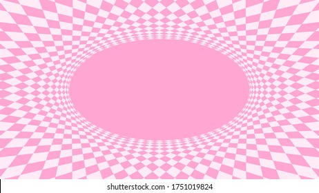 geometric art abstract pink for background, art line light pink spiral optical for hypnotic wallpaper, geometry polygonal pattern with connected graphic line, optical graphic distorted wavy