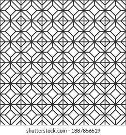 Geometrisches Kunstdeko - nahtloser Musterhintergrund.