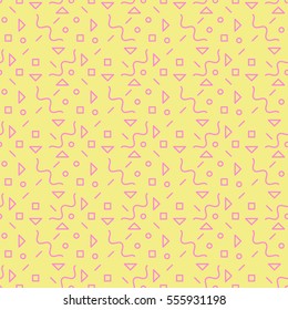 Geometric art design with squares composition, retro style.