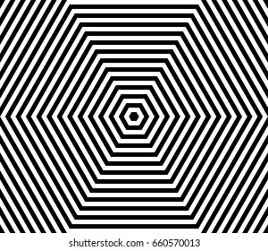 geometric art pattern background.stripe line with monochrome.black and white hexagon geometric background