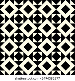Geometric Art of Repeating pattern. Interlocking shapes Seamless patterns of printable vector.