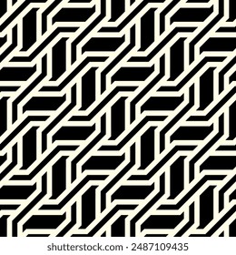 Geometric Art of Repeating pattern of printable vector. Interlocking Shapes repeated patterns wallpaper.