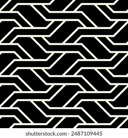 Geometric Art of Repeating pattern of printable vector. Interlocking Shapes repeated patterns wallpaper.