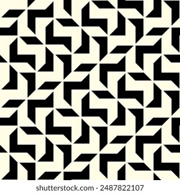 Geometric Art of Repeating pattern of printable vector. Interlocking Shapes repeated patterns wallpaper.