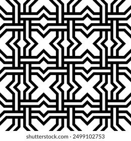 Geometric Art of Seamless patterns. Printable vector of Decorative shapes Repeating pattern background.