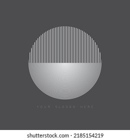 Geometric art vector, abstract design.