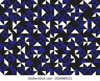 Geometric artwork design with simple shapes and figures. Abstract pattern graphics with geometrical forms and elements. Perfect for web banner, business presentation, branding package, fabric print.