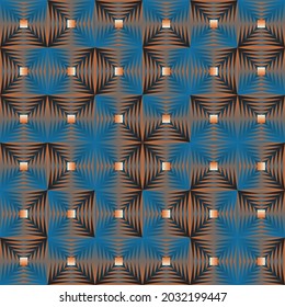 Geometric artwork design with simple shapes and figures. Abstract pattern graphics with geometrical forms and elements. Perfect for web banner, business presentation, branding package, fabric print.
