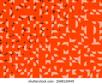 Geometric artwork design with simple shapes and figures. Abstract pattern graphics with geometrical forms and elements. Perfect for web banner, business presentation, branding package, fabric print.