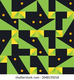 Geometric artwork design with simple shapes and figures. Abstract pattern graphics with geometrical forms and elements. Perfect for web banner, business presentation, branding package, fabric print.