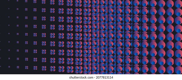 Geometric artwork design with simple shapes and figures. Abstract pattern graphics with geometrical forms and elements. Perfect for web banner, business presentation, branding package, fabric print.