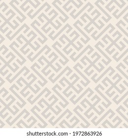 Geometric asian monochrome seamless vector pattern. Traditional Korean or Chinese motive with typical lines and elements