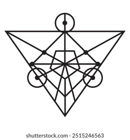 Geometric Astrological Illustration - Geometric Astrological-04