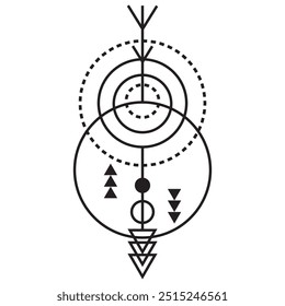 Ilustração Astrológica Geométrica - Astrológica Geométrica-13
