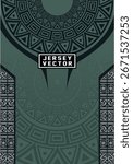 GEOMETRIC AZTEC PATTERN BACKGROUND FOR FULL SUBLIMATION JERSEY