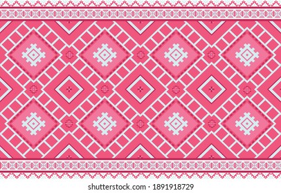 Geometric aztec pattern. Indian rug tribal ornament pattern. Aztec towel, yoga mat. Tribal tattoo style can be used for textile, yoga mats, phone cases, rug