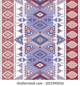 Geometric Aztec Pattern. Tribal Tattoo Style Can Be Used For Textile, Yoga Mats, Phone Cases, Rug