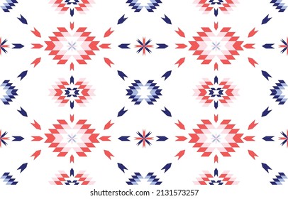 geometric Aztec style. African Moroccan pattern. Ethnic pattern. Majolica. Ancient interior. Asian rug. Tribal vector ornament. textile. colorful geometric Aztec style. Mosaic on the tile. Native.