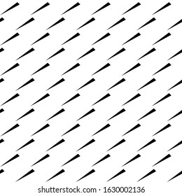 Geometric backdrop. Triangles ornament. Triangular shapes wallpaper. Figures background. Polygons motif. Digital paper, textile print, web design, abstract. Seamless pattern. Vector.