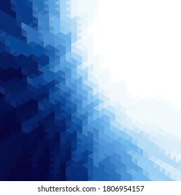 Fondo geométrico. Antecedentes abstractos. Vector de negocio. Elemento de diseño. Triángulo azul