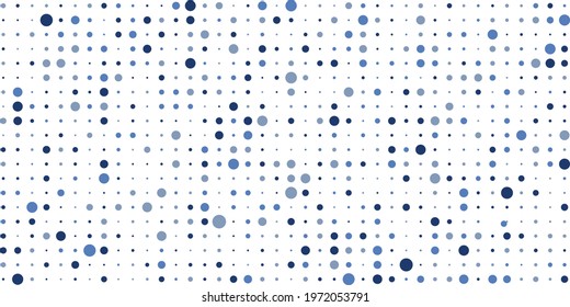 Geometric background with abstract circle or dots pattern. Network and connection on white background for your presentation. Graphic polygonal background. Vector illustration  presentation background