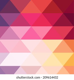 Geometric background. abstract colored squares. triangle