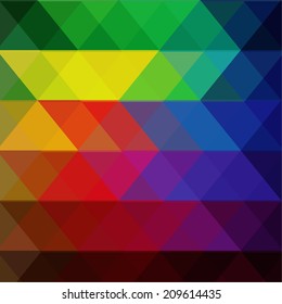 Geometric background. abstract colored squares. triangle