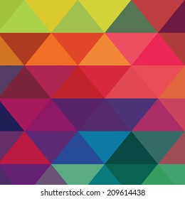 Geometric background. abstract colored squares. triangle