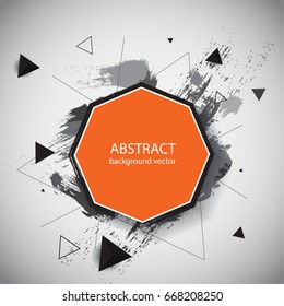 Geometric background Abstract explosion . Vector illustration