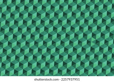 Geometric Background Abstract, Green Shape for Your Design