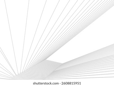 Geometric background, abstract lines 3d