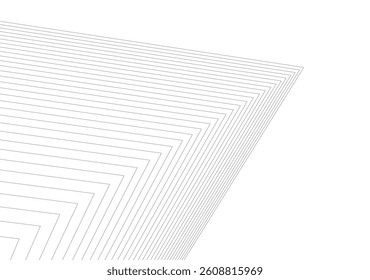 Geometric background, abstract lines 3d