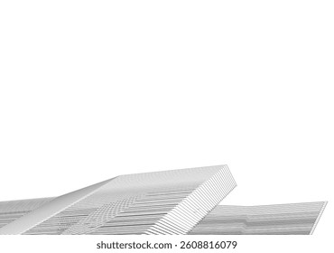 Geometric background, abstract lines 3d