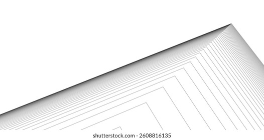 Geometric background, abstract lines 3d