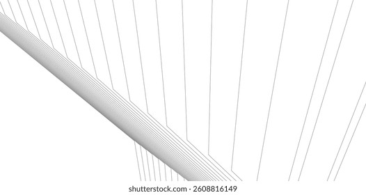 Geometric background, abstract lines 3d