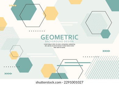 Geometric background with abstract polygonal shapes