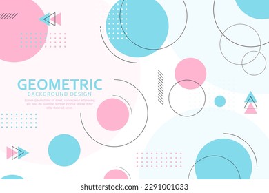 Geometric background with abstract polygonal shapes