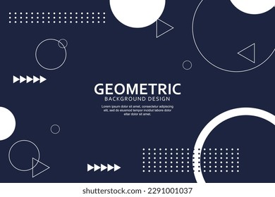 Geometric background with abstract polygonal shapes