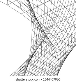 Geometric background. Abstract shape