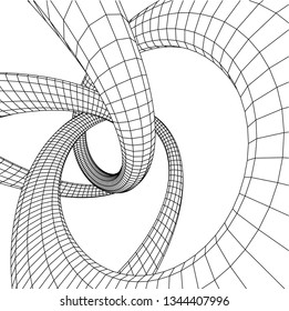 Geometric background. Abstract shape