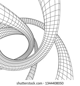 Geometric background. Abstract shape